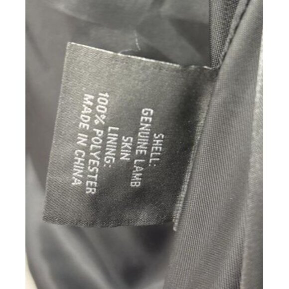 Roundtree & Yorke Men's Premium Leather Jacket Black Genuine Lambskin Size L - Picture 6 of 6